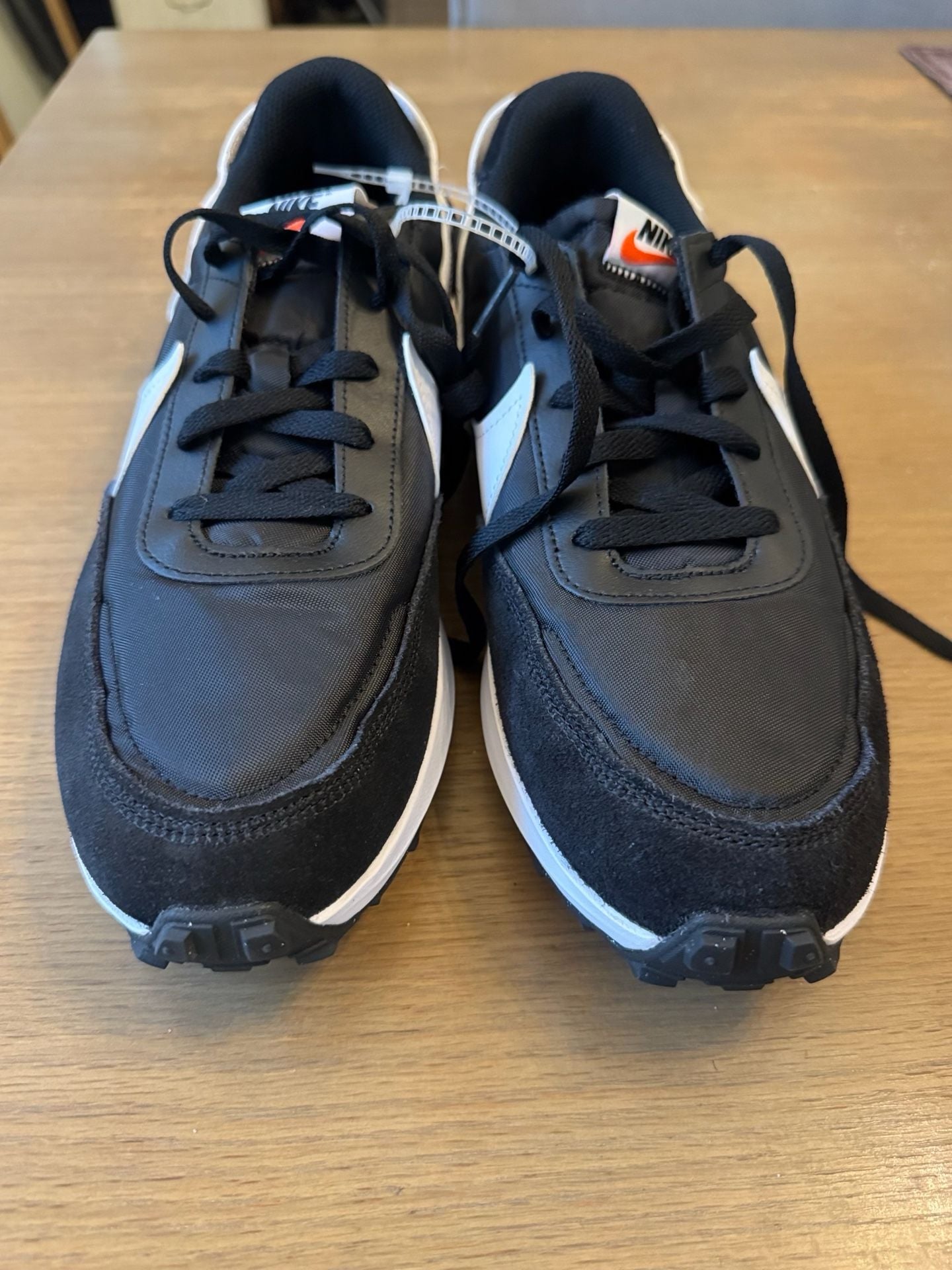 Nike Women’s Waffle Debut Black White Casual Sneakers 12