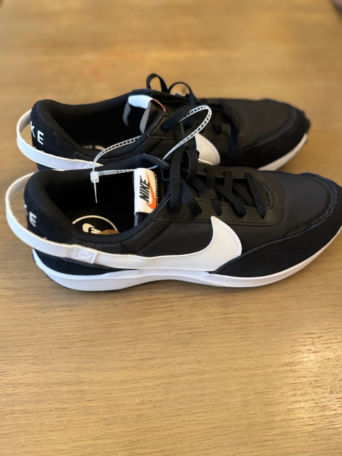 Nike Women’s Waffle Debut Black White Casual Sneakers 16