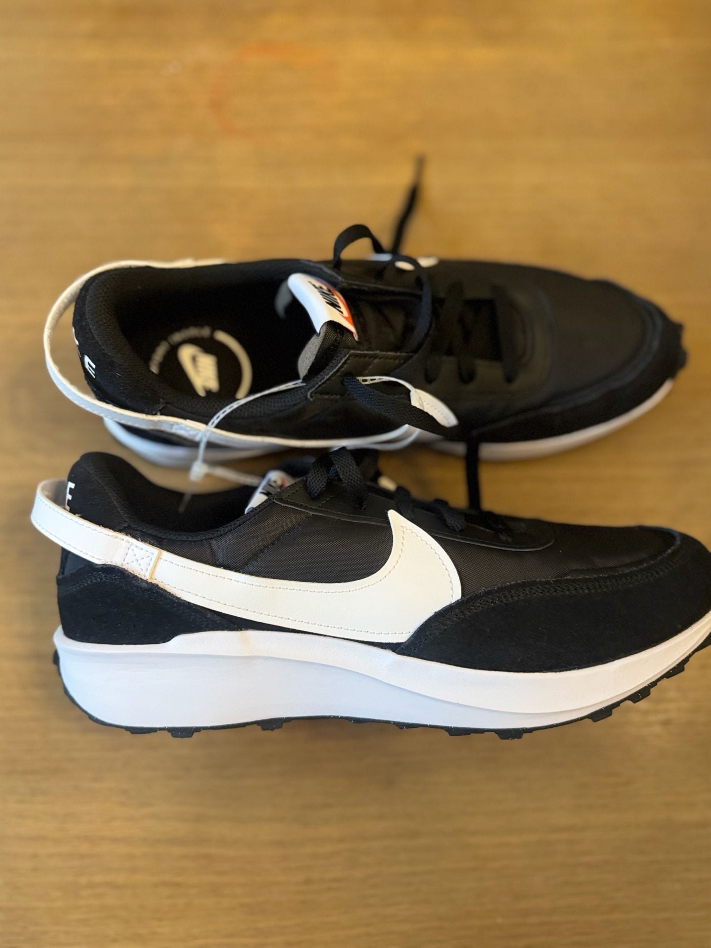 Nike Women’s Waffle Debut Black White Casual Sneakers 19