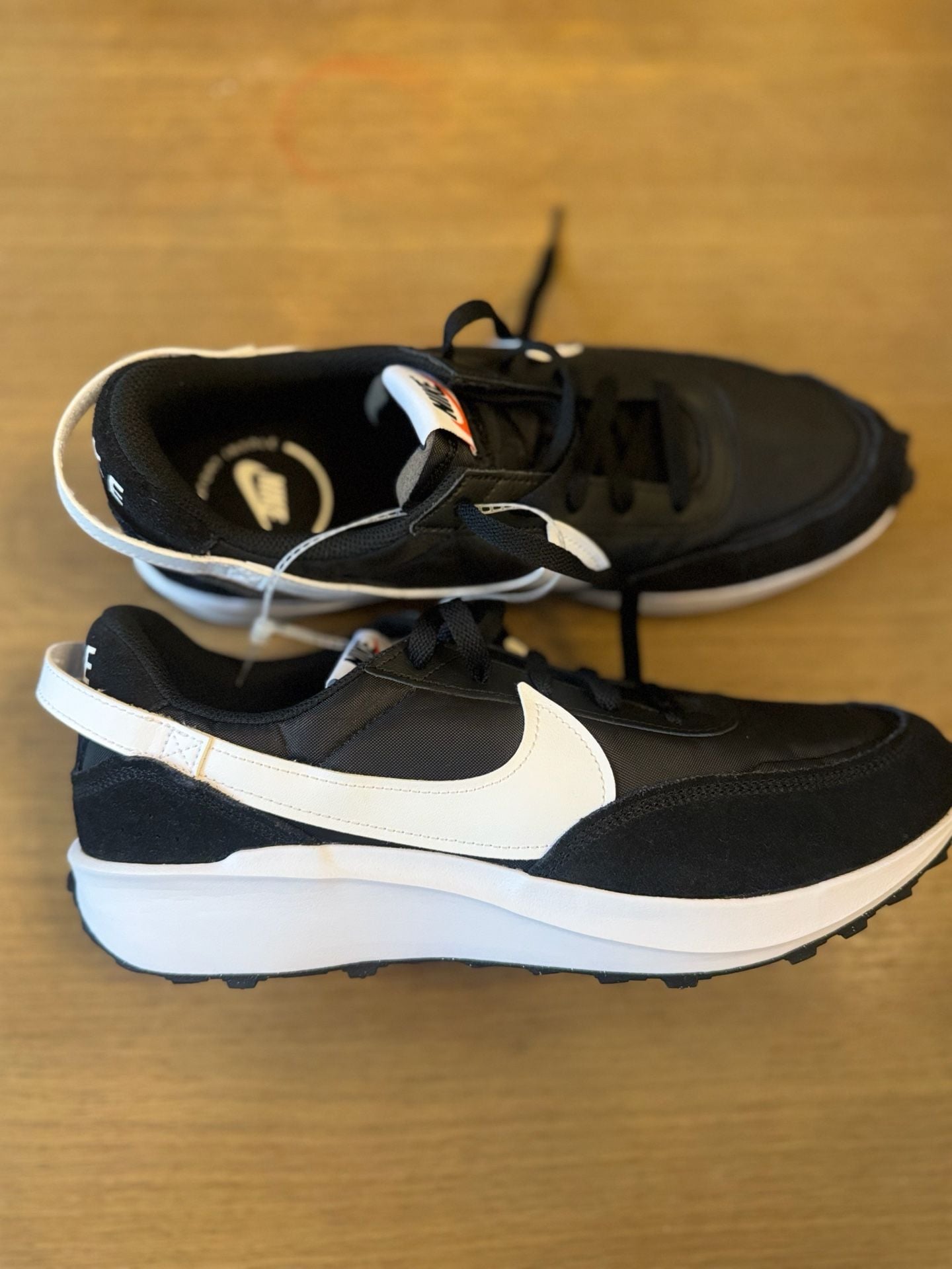 Nike Women’s Waffle Debut Black White Casual Sneakers 20