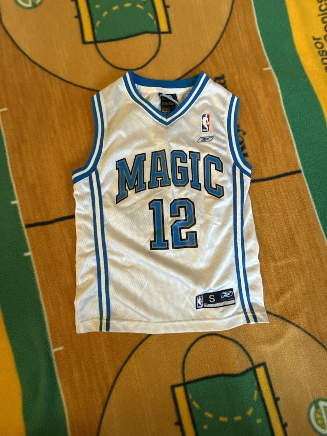 Reebok Orlando Magic Dwight Howard #12 Youth Small White NBA Basketball Jersey 2