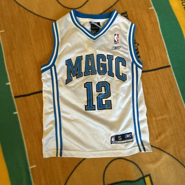 Reebok Orlando Magic Dwight Howard #12 Youth Small White NBA Basketball Jersey