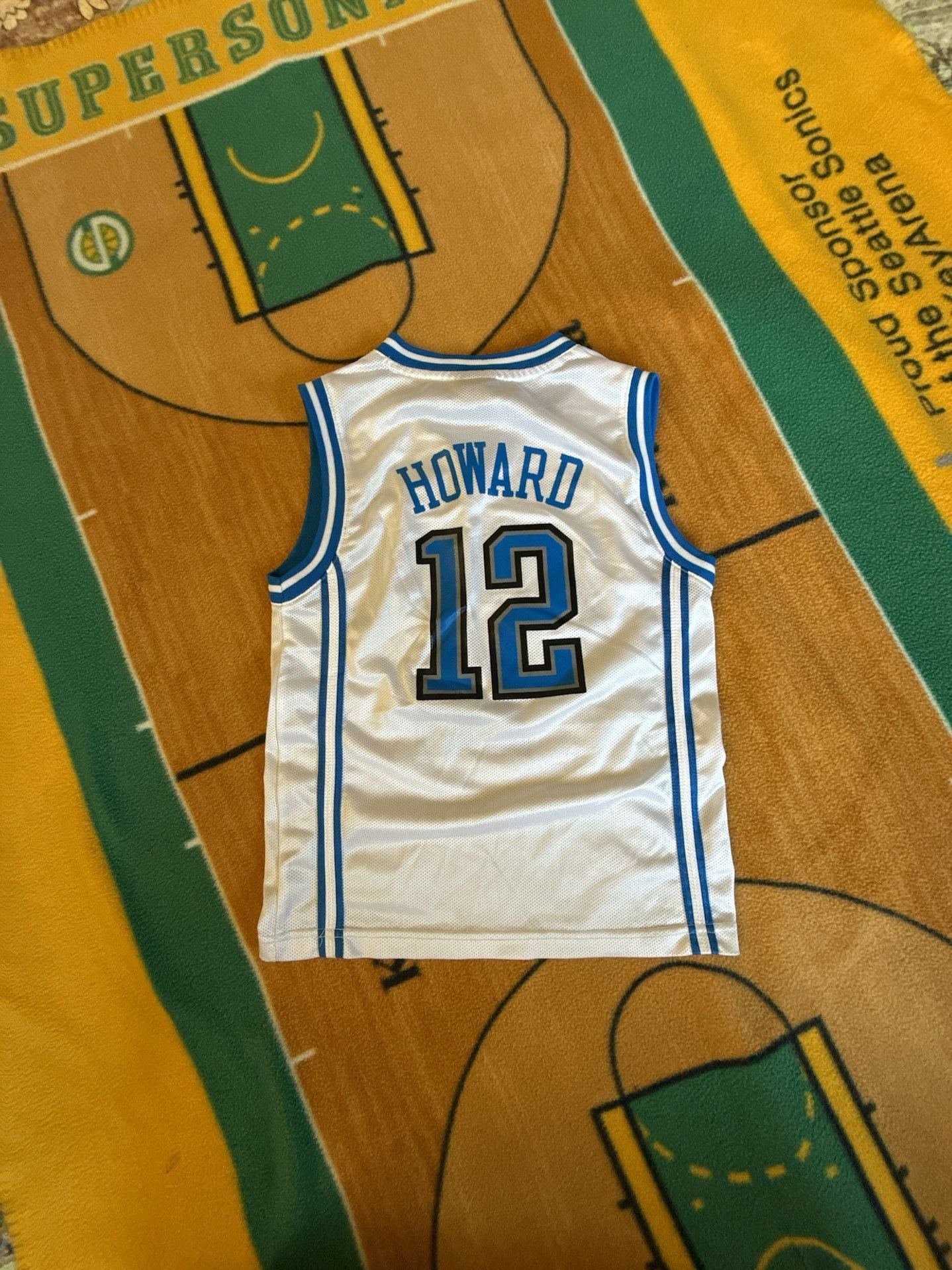 Reebok Orlando Magic Dwight Howard #12 Youth Small White NBA Basketball Jersey 3