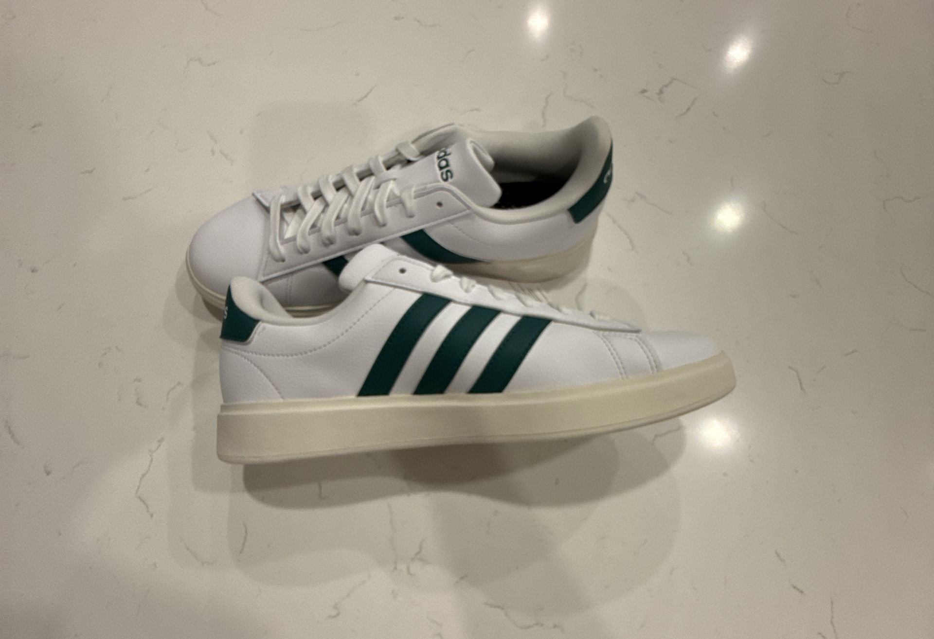 Adidas Grand Court 2.0 Sneakers White Collegiate Green JR2224 9