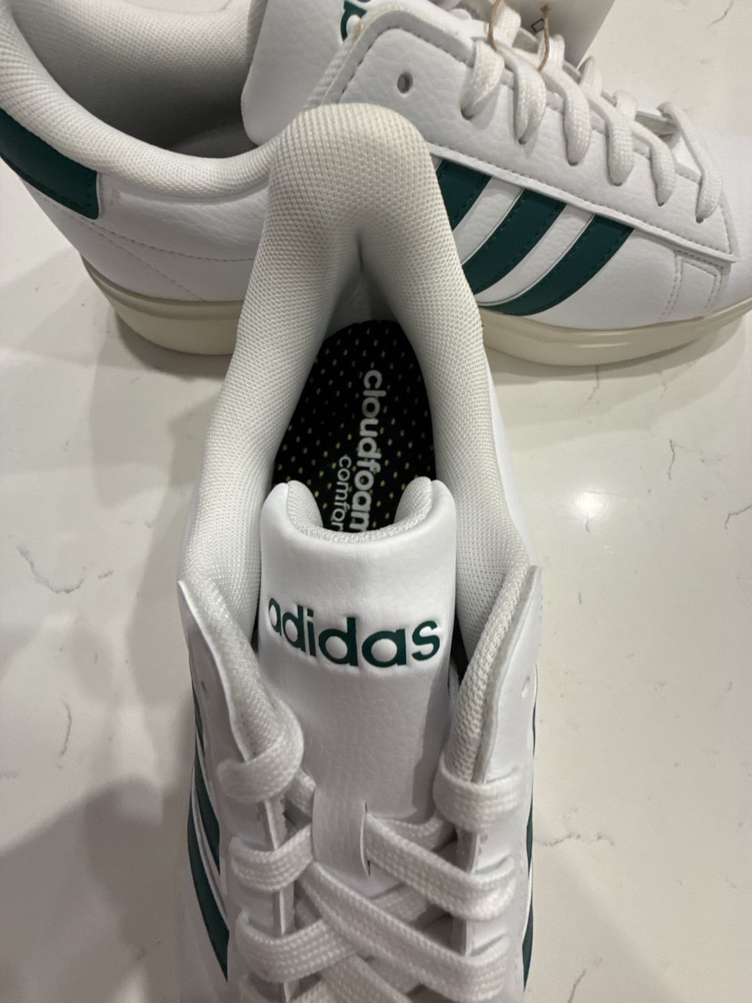 Adidas Grand Court 2.0 Sneakers White Collegiate Green JR2224 15