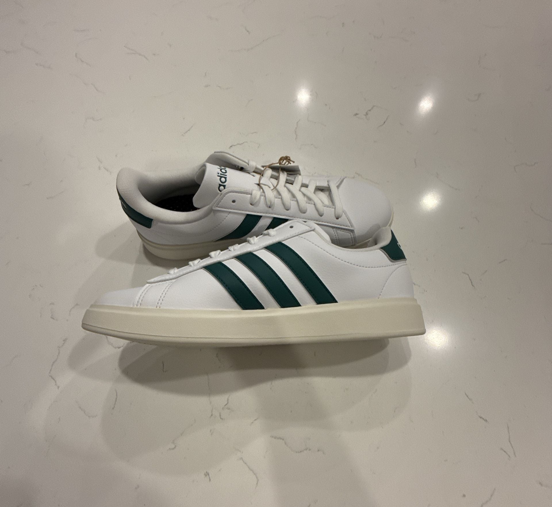 Adidas Grand Court 2.0 Sneakers White Collegiate Green JR2224 17