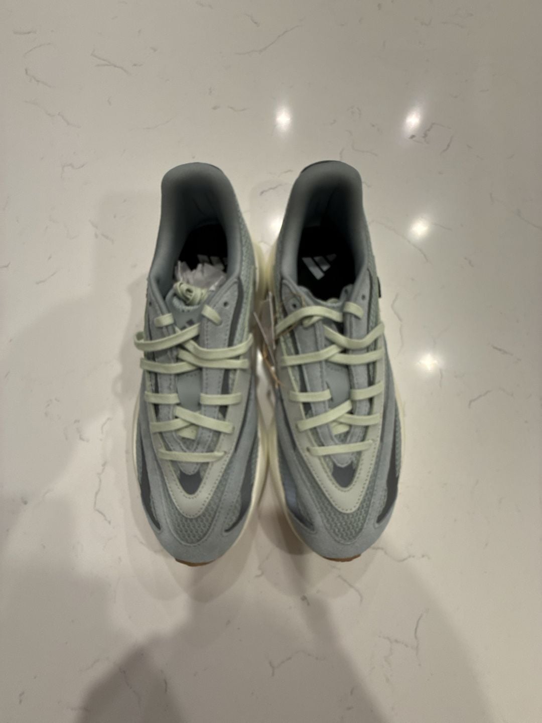 Adidas Lightblaze Lace-Up Sneakers Grey JQ7212 Women's Size 9 US 8