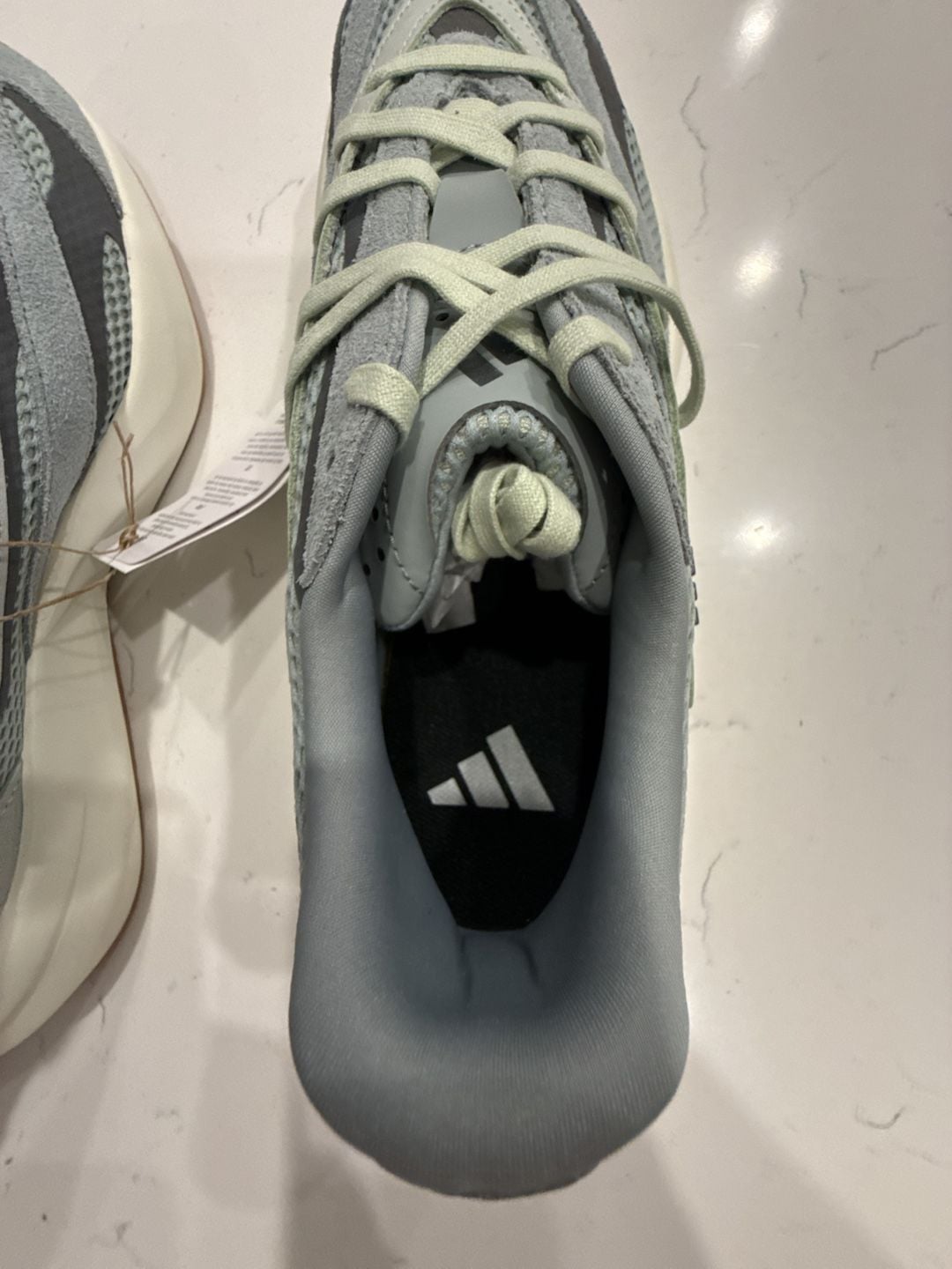 Adidas Lightblaze Lace-Up Sneakers Grey JQ7212 Women's Size 9 US 16