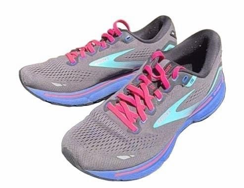 Brooks Ghost 15 Women's Running Shoes - Black/Blue/Aruba 4