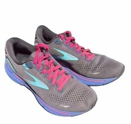 Brooks Ghost 15 Women's Running Shoes - Black/Blue/Aruba 3