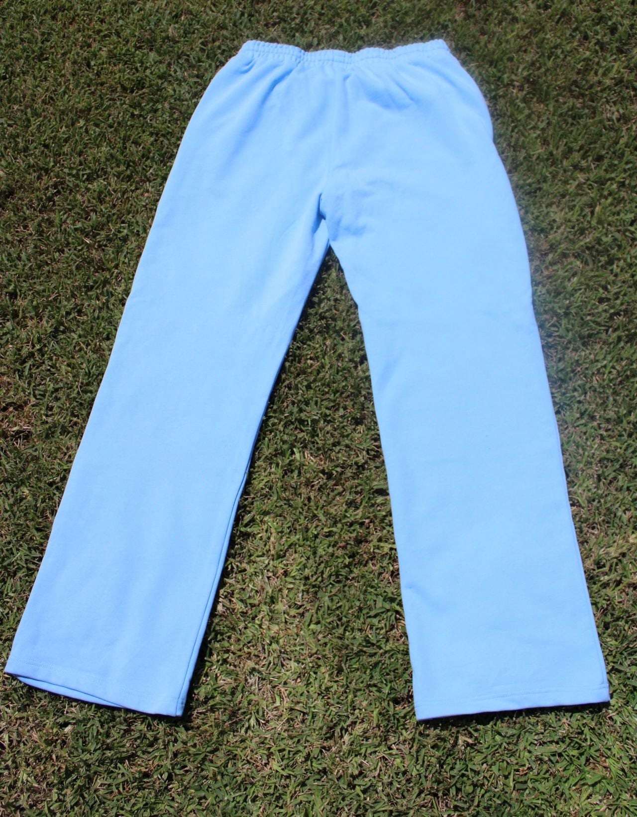 Mixed Emotion Blue Graffiti Rhinestone Pants 4