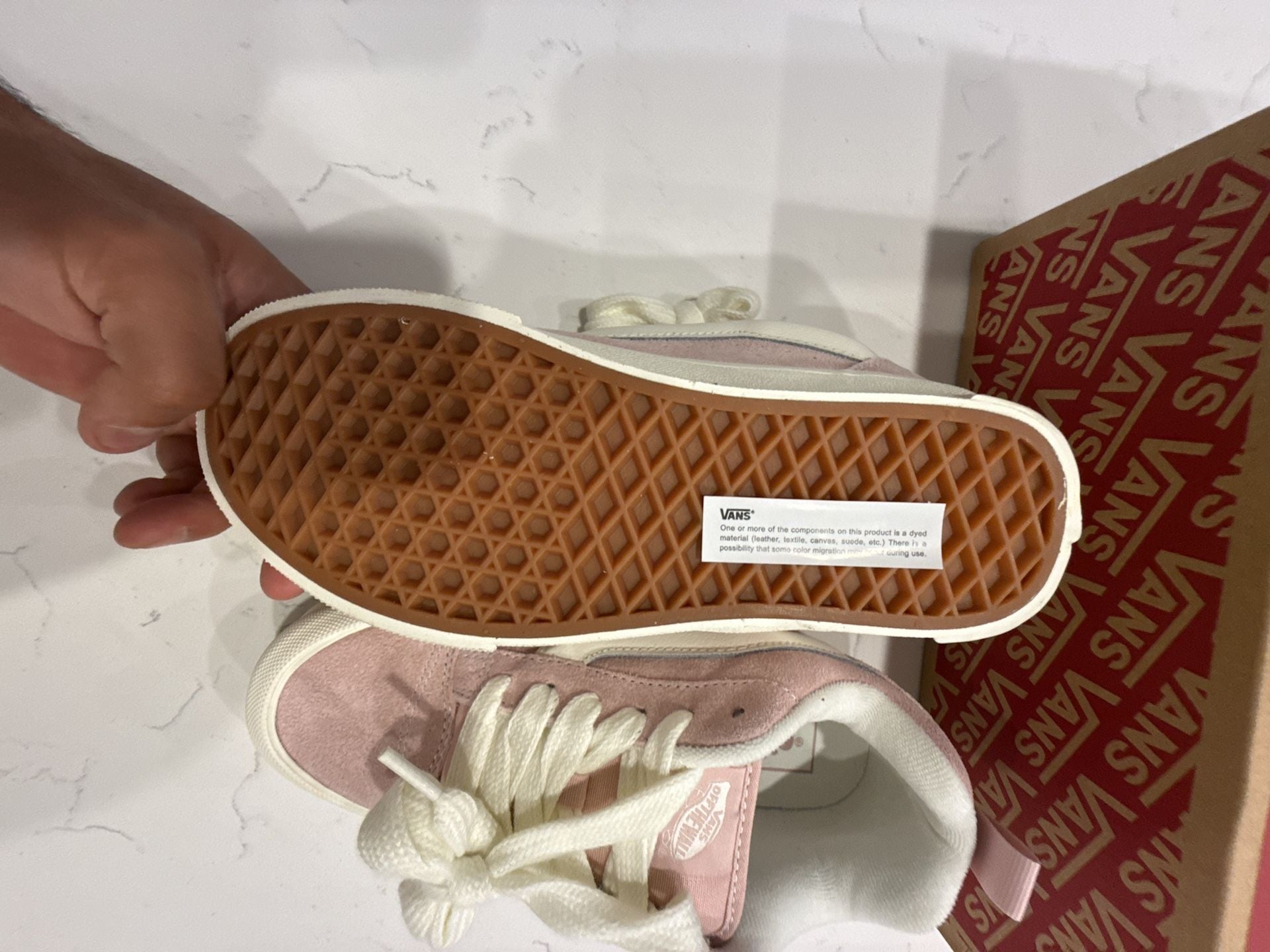 Vans Knu Skool Sepia Rose Pink Sneakers 9