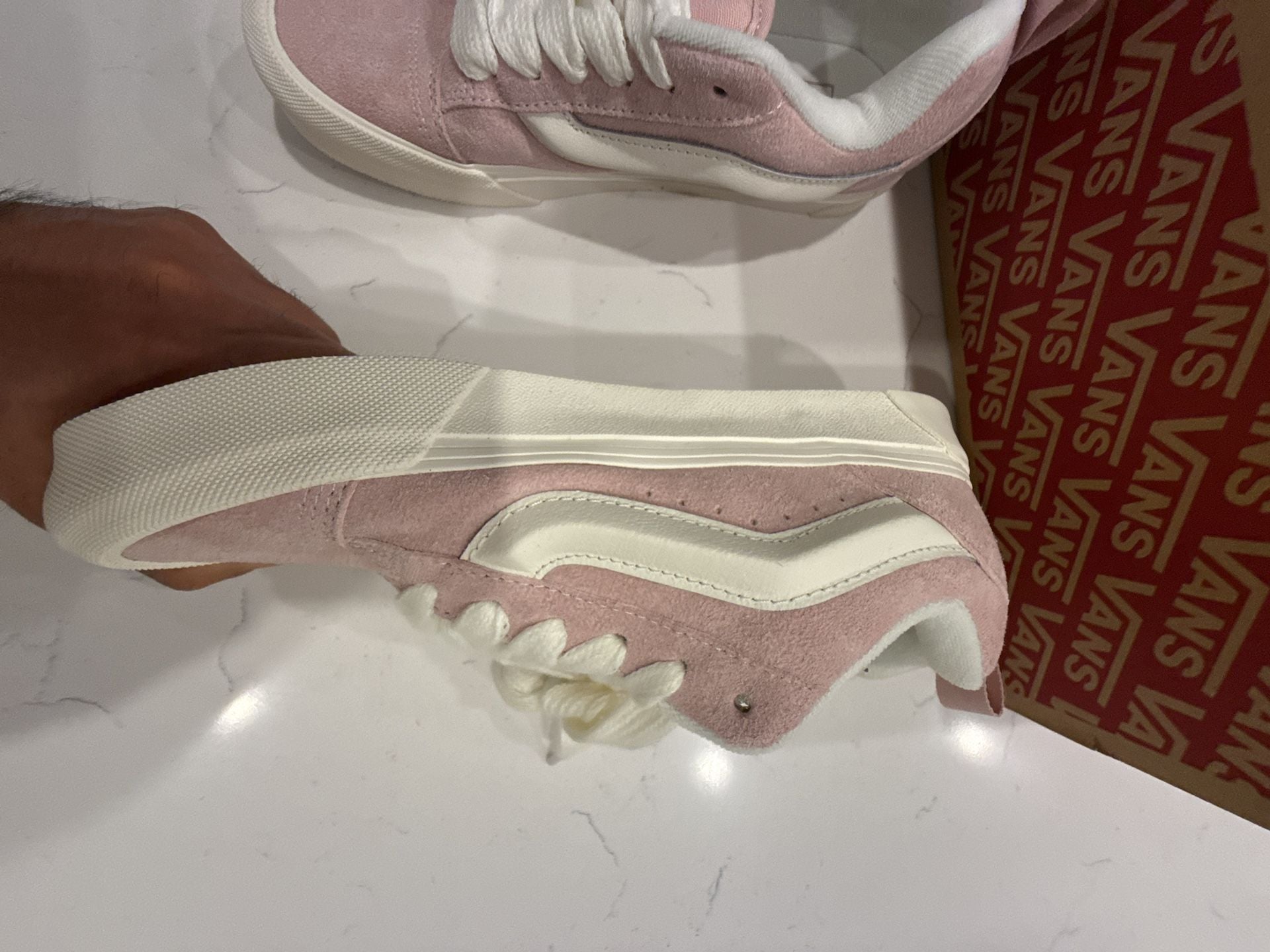 Vans Knu Skool Sepia Rose Pink Sneakers 12