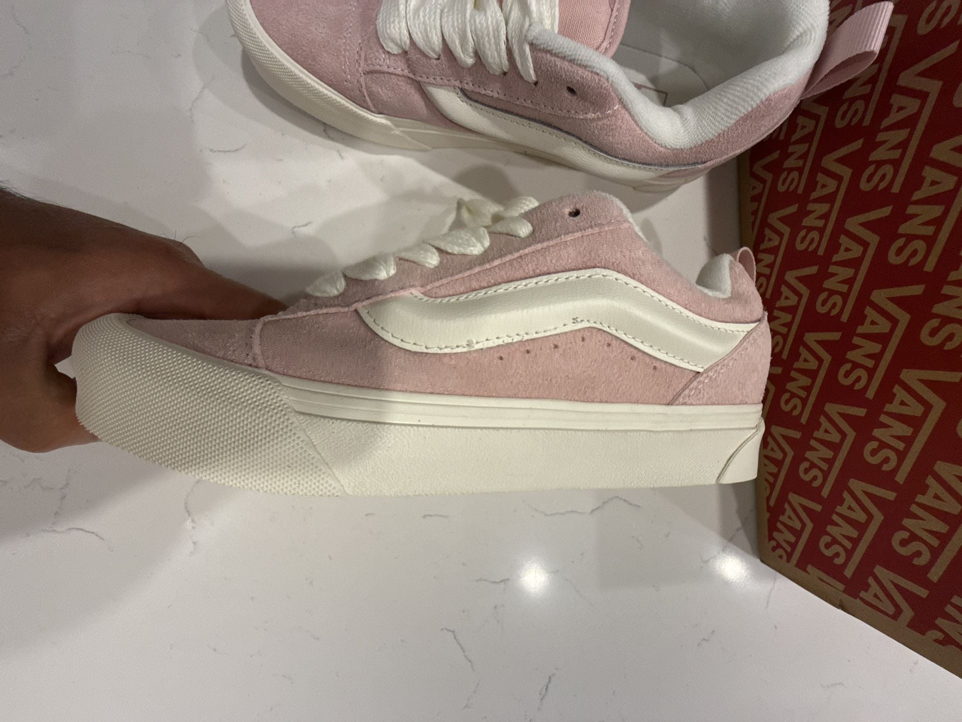 Vans Knu Skool Sepia Rose Pink Sneakers 13