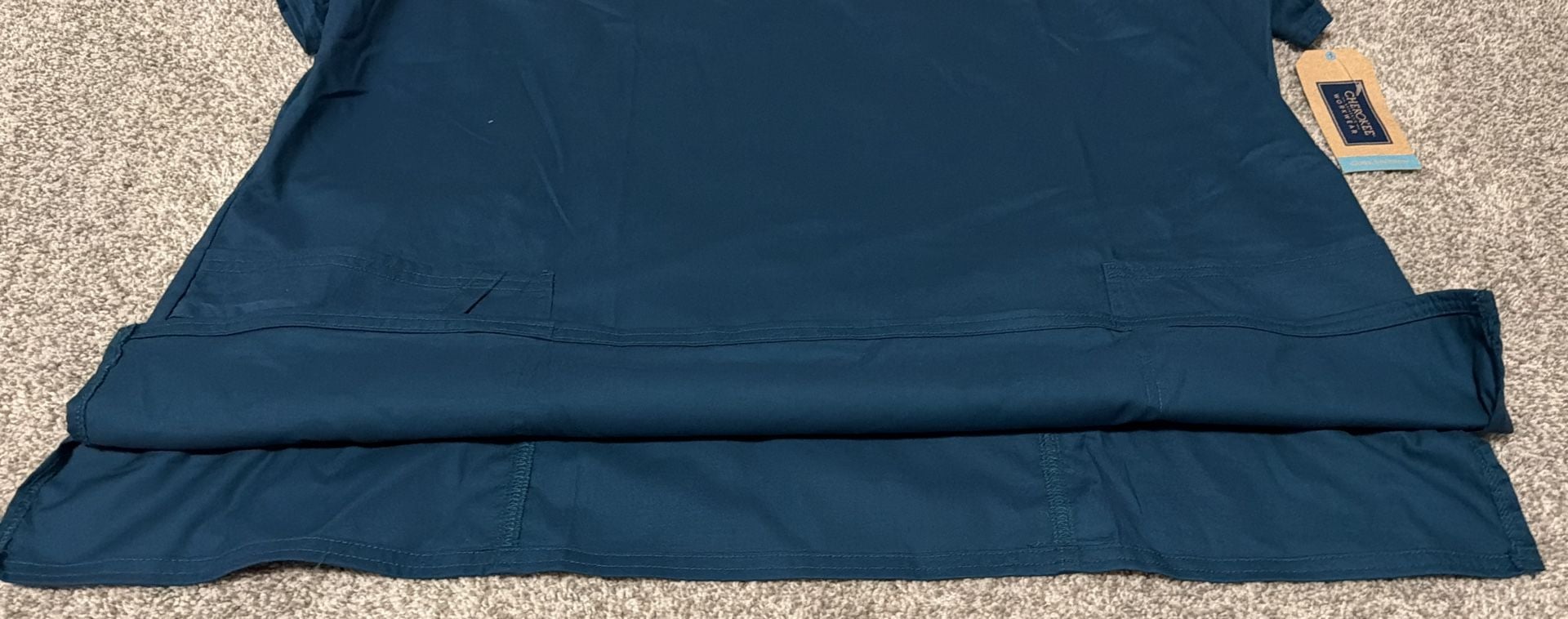 Cherokee Workwear Core Stretch V-Neck Scrub Top Dark Teal 3XL 5