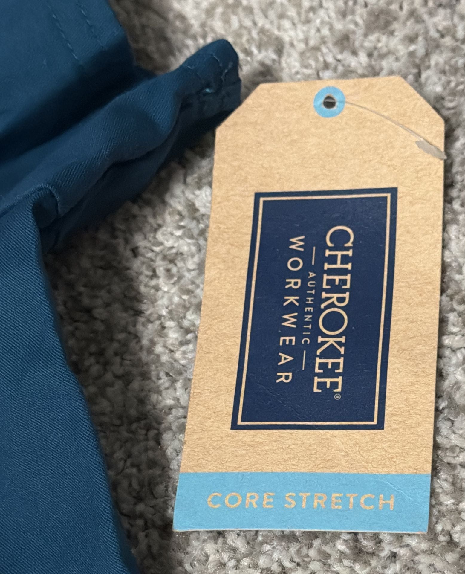 Cherokee Workwear Core Stretch V-Neck Scrub Top Dark Teal 3XL 8
