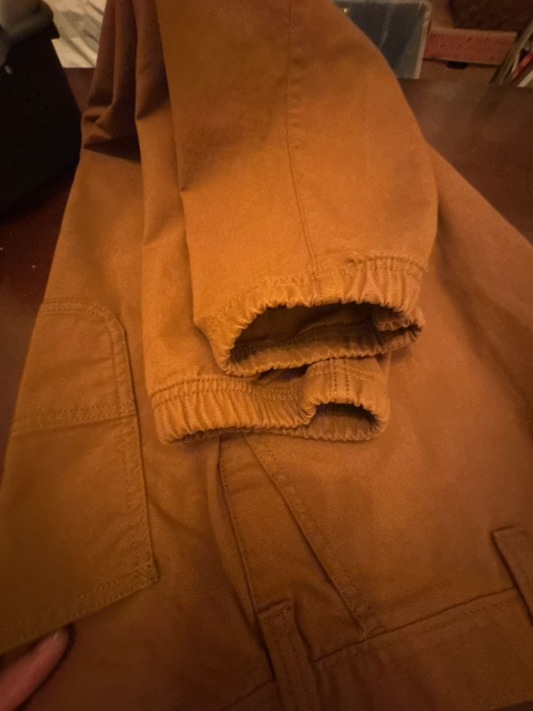 NWT Carhartt Rugged Flex Canvas Jogger Pants Men’s 40 Short Brown BN6889-M 8