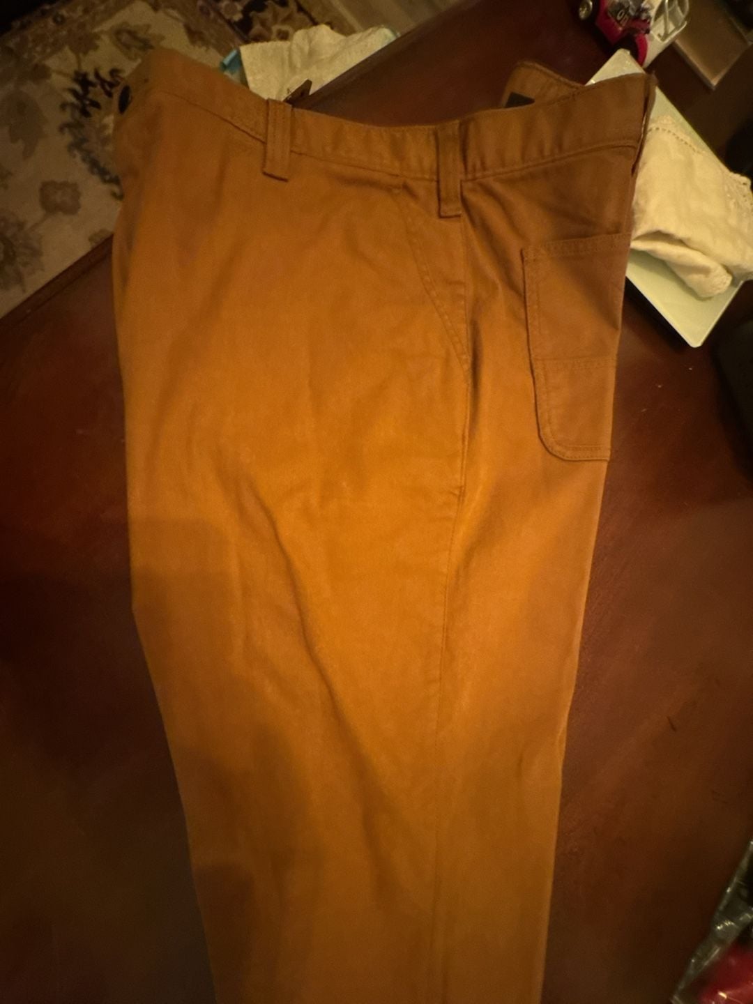 NWT Carhartt Rugged Flex Canvas Jogger Pants Men’s 40 Short Brown BN6889-M 9