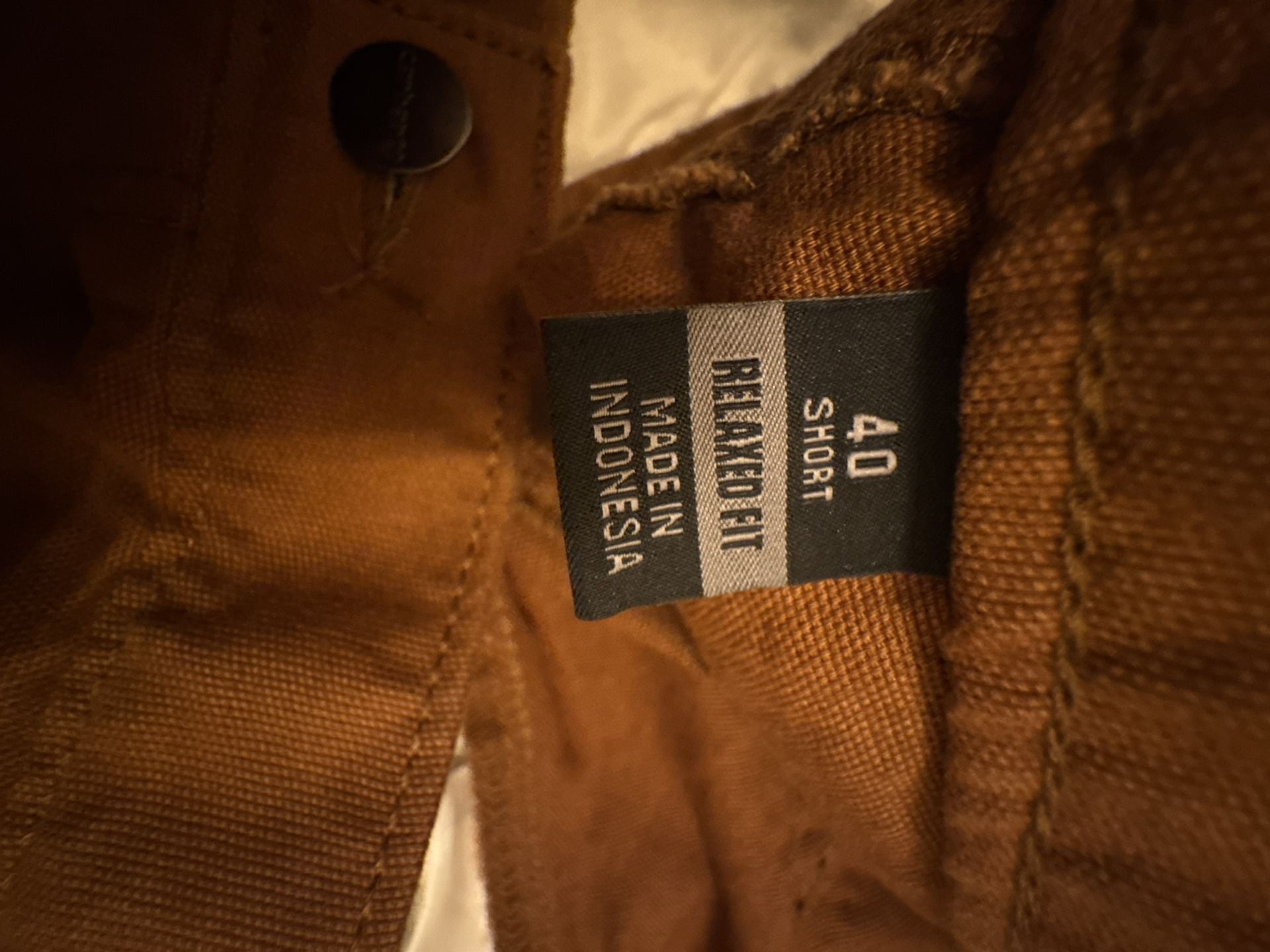 NWT Carhartt Rugged Flex Canvas Jogger Pants Men’s 40 Short Brown BN6889-M 13