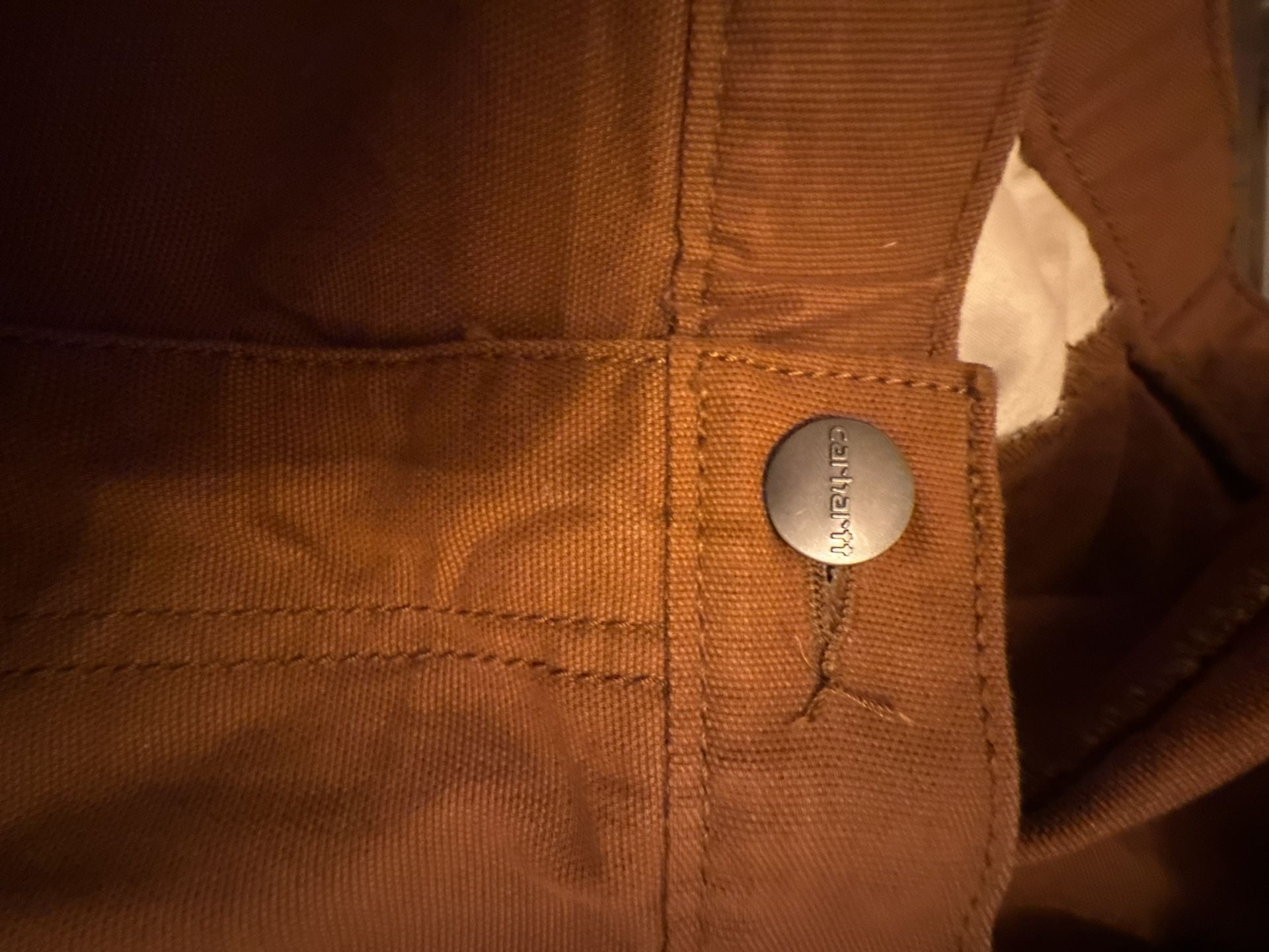 NWT Carhartt Rugged Flex Canvas Jogger Pants Men’s 40 Short Brown BN6889-M 15