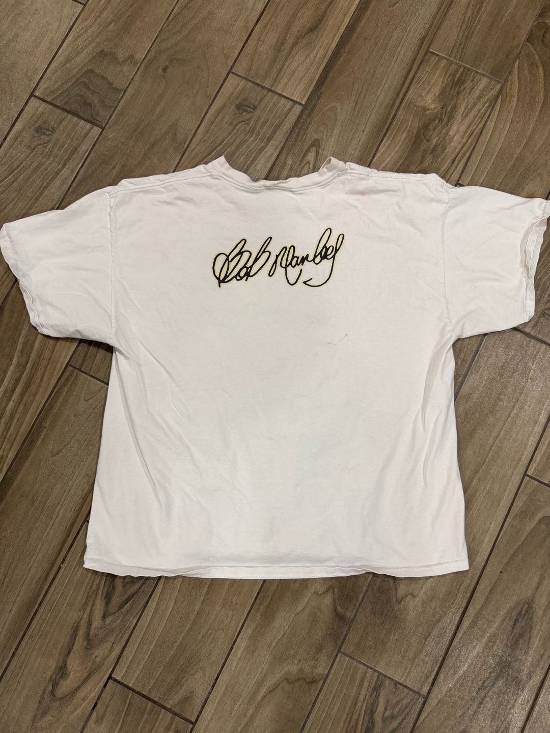 Vintage Zion Rootswear Bob Marley White Graphic T-Shirt Size 2XL
#y2k 6
