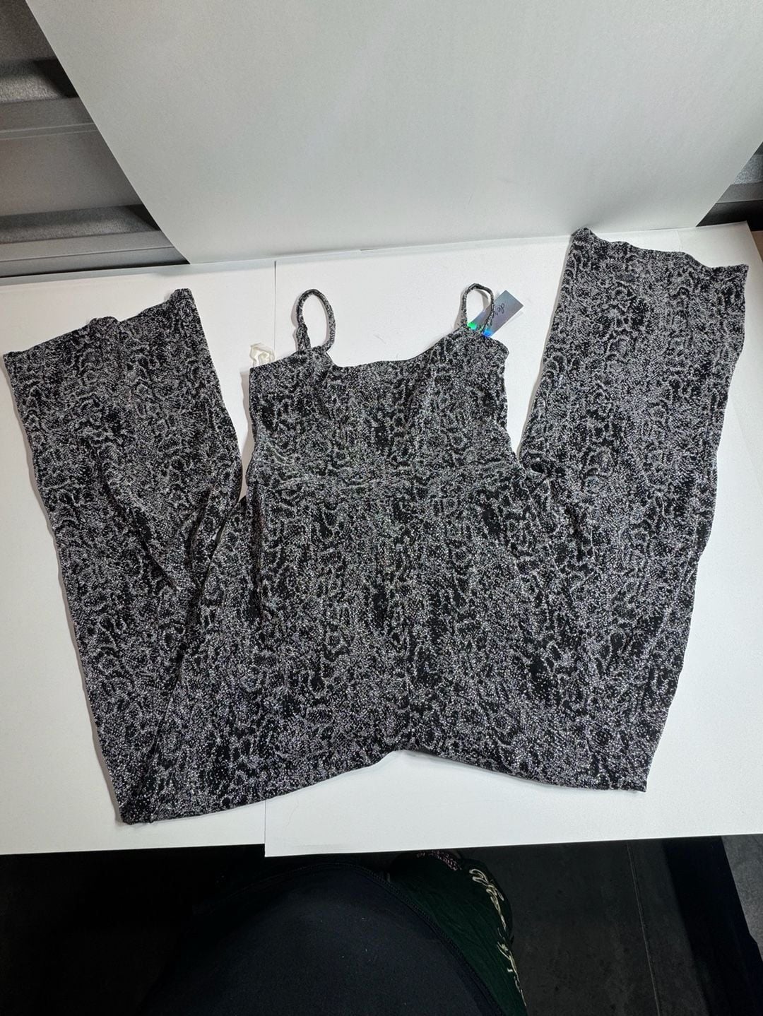 Derek Heart Spaghetti Strap Wide Leg Jumpsuit 2