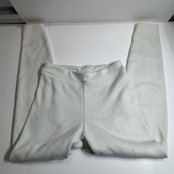 No Boundaries Women White Fleece Lined Thermal Leggings Size M 8-10
