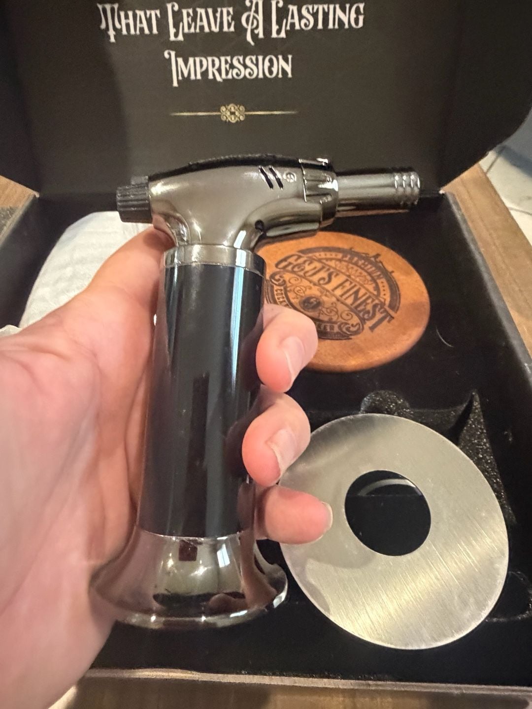 G&J's Finest Premium Cocktail Smoker Kit with Torch & Glasses 4