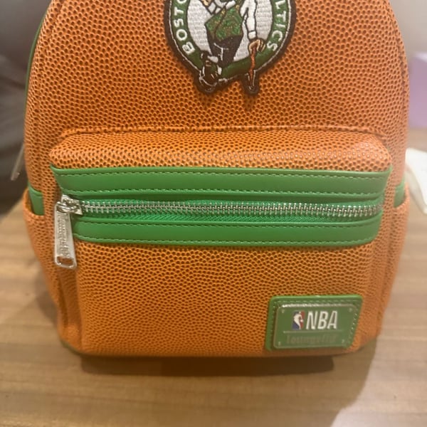 Loungefly NBA Boston Celtics Basketball Mini Backpack