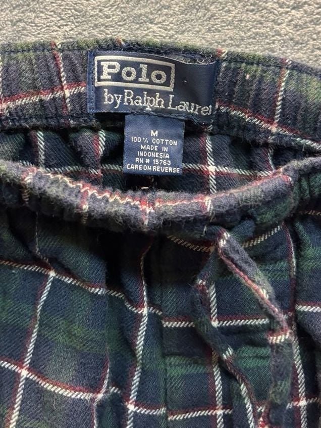 Polo Ralph Lauren Men's Plaid Flannel Drawstring Pajama Pants 4