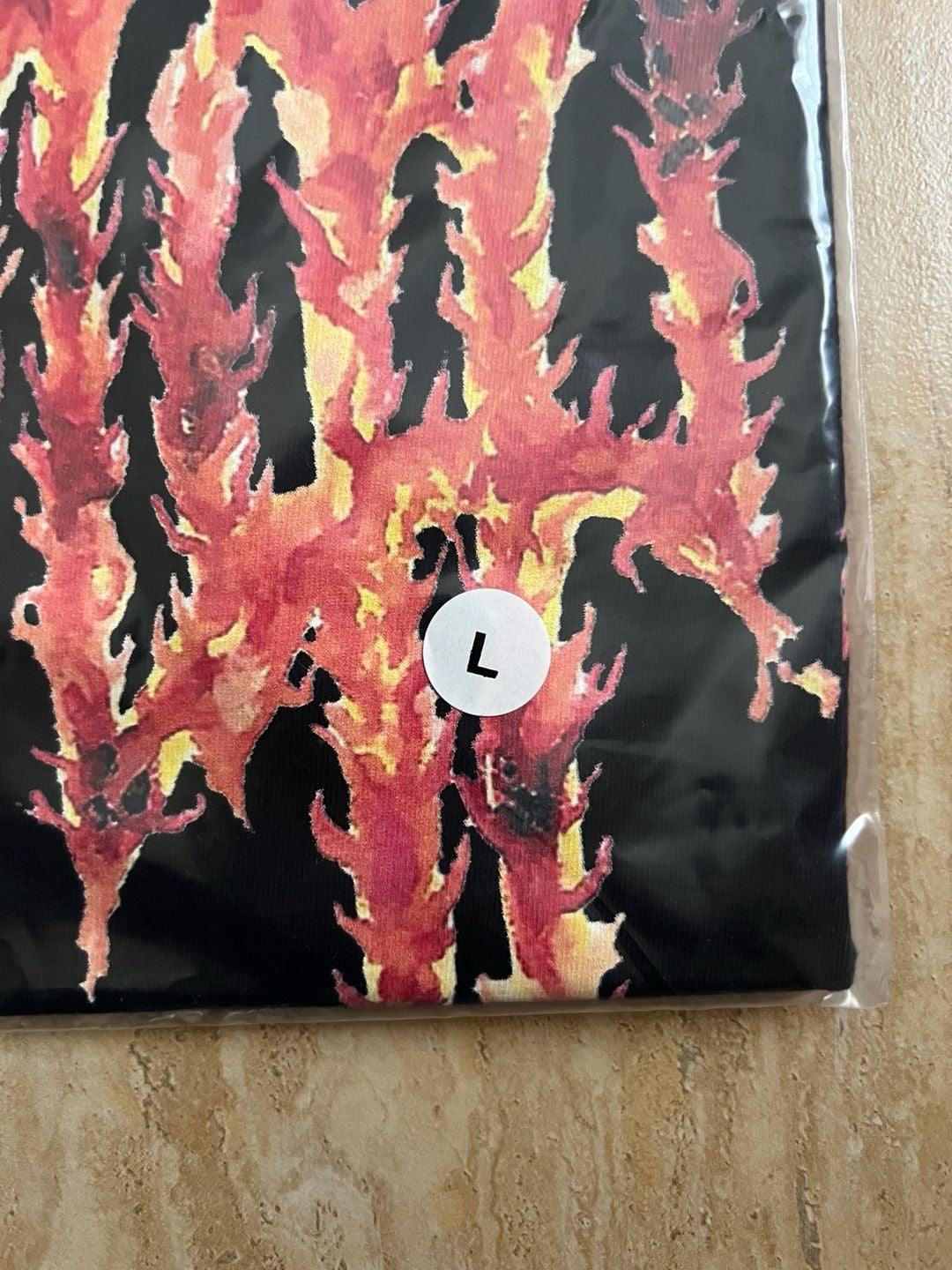 Revenge Inferno T-Shirt Black Red Size L 6
