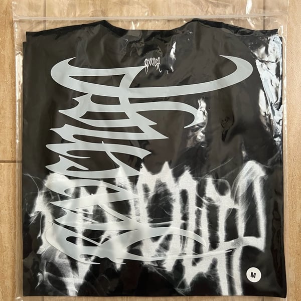 Revenge Smoke Arch Logo T-shirt Black Size Medium