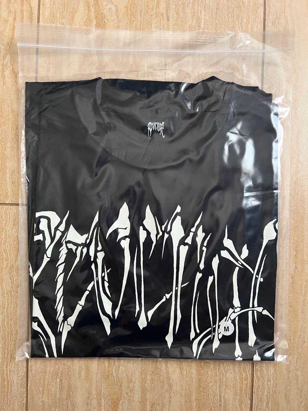 Revenge Bones Tee Black Medium 2