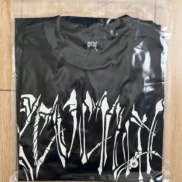 Revenge Bones Tee Black Medium