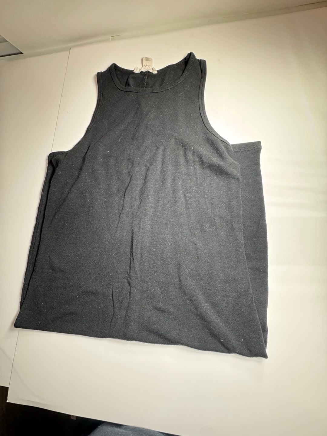 H&M Black Cotton Crewneck Sleeveless Tank Top 2