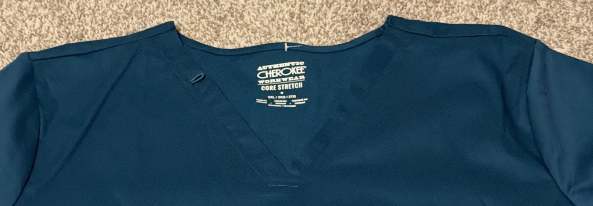 Cherokee Workwear Core Stretch Modern Classic Scrub Top WW630 CARW 3XL 3