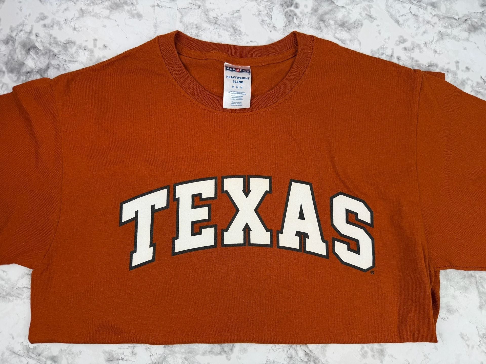 Texas Longhorns Short Sleeve T-Shirt Burnt Orange Size Medium 2