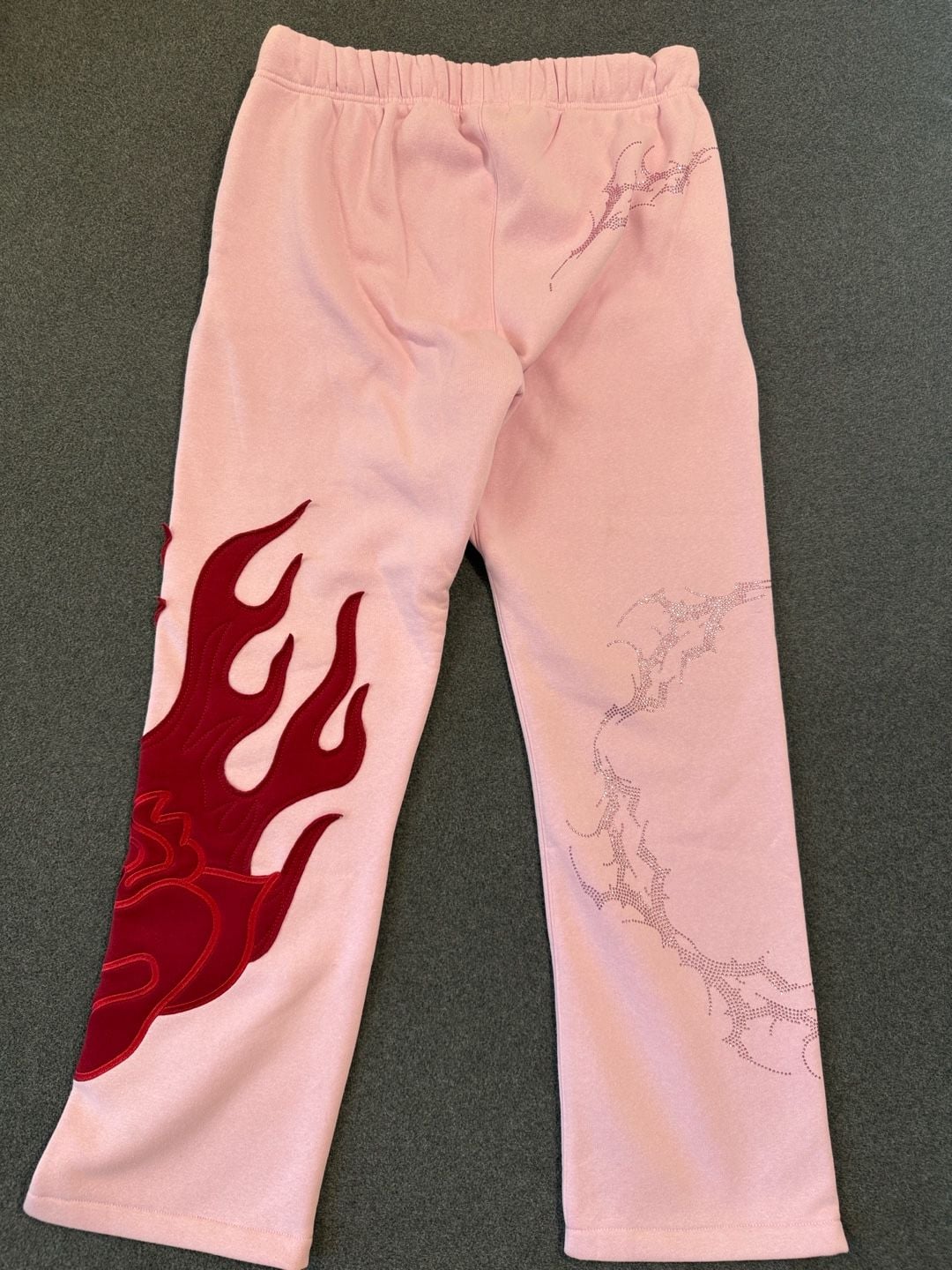 Civil Regime Bloom Bankai Concrete Rose Rhinestone Sweatpants Pink Large 3