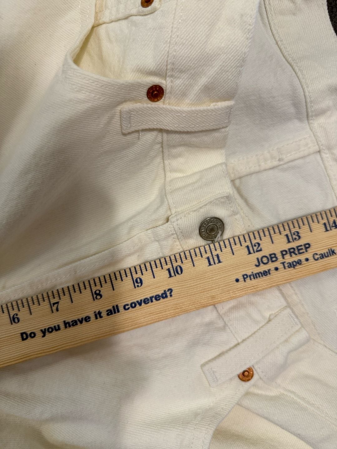Denim Tears x Levi's 501 DT White Jeans Size W38 L34 9