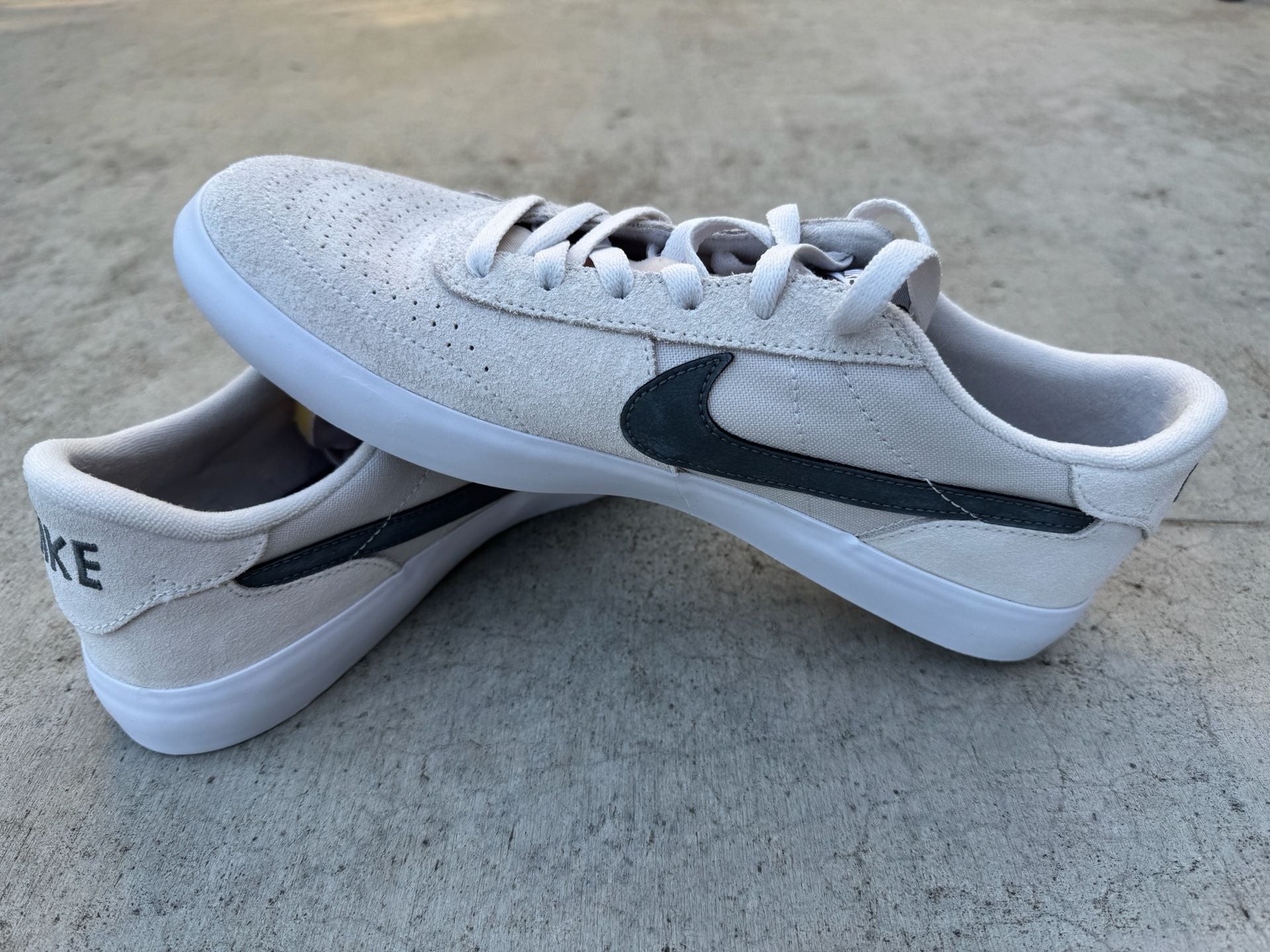 Nike SB Heritage Vulc Vast Grey Iron Grey Skateboarding Shoes 2