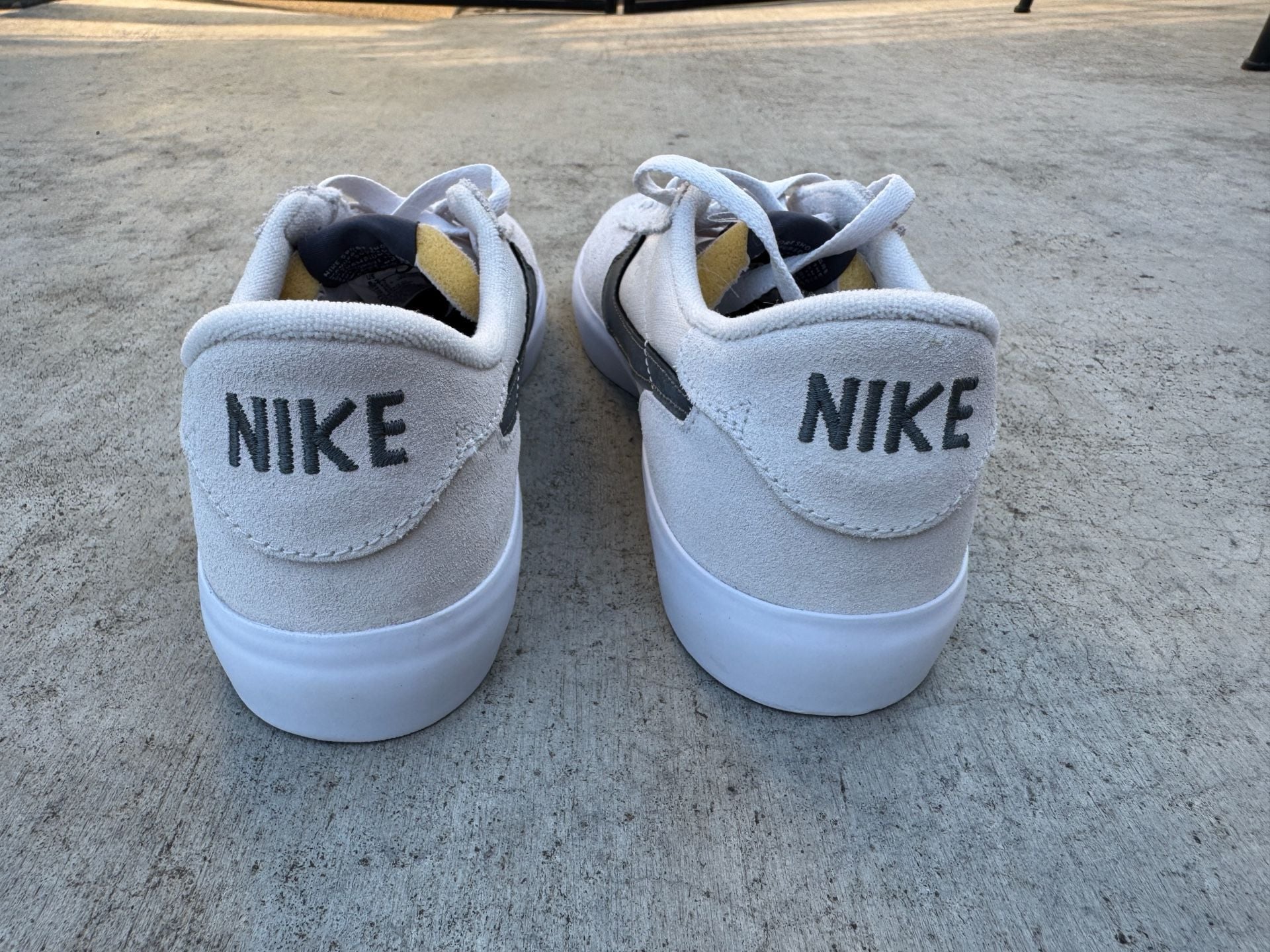 Nike SB Heritage Vulc Vast Grey Iron Grey Skateboarding Shoes 8