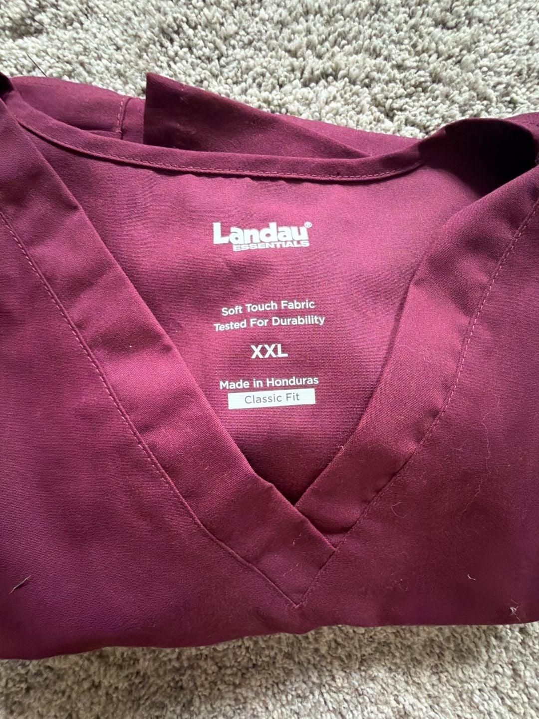 Landau Essentials scrubs top women XXL technical Collection 2XL 6