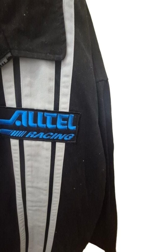 Team Caliber Ryan Newman Nascqr Alltel Racing Jacket Men's XL Black 4
