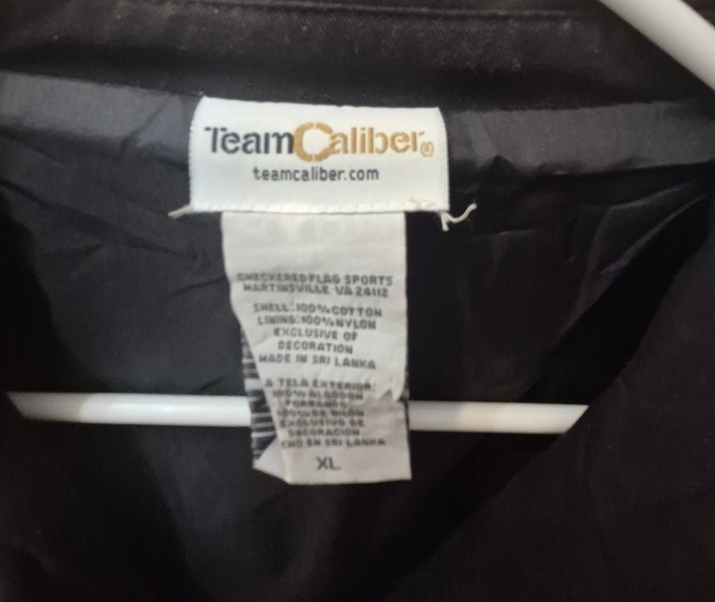 Team Caliber Ryan Newman Nascqr Alltel Racing Jacket Men's XL Black 5
