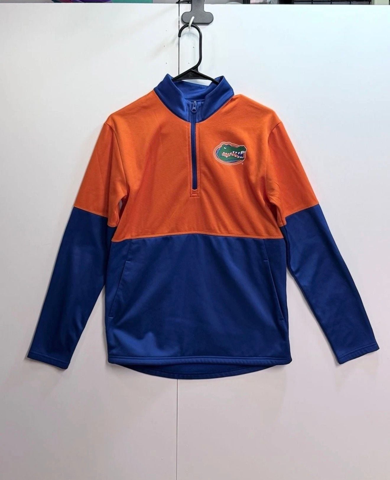 Gen 2 Florida Gators 1/2-Zip Pullover Jacket Orange Blue Youth X-Large 2