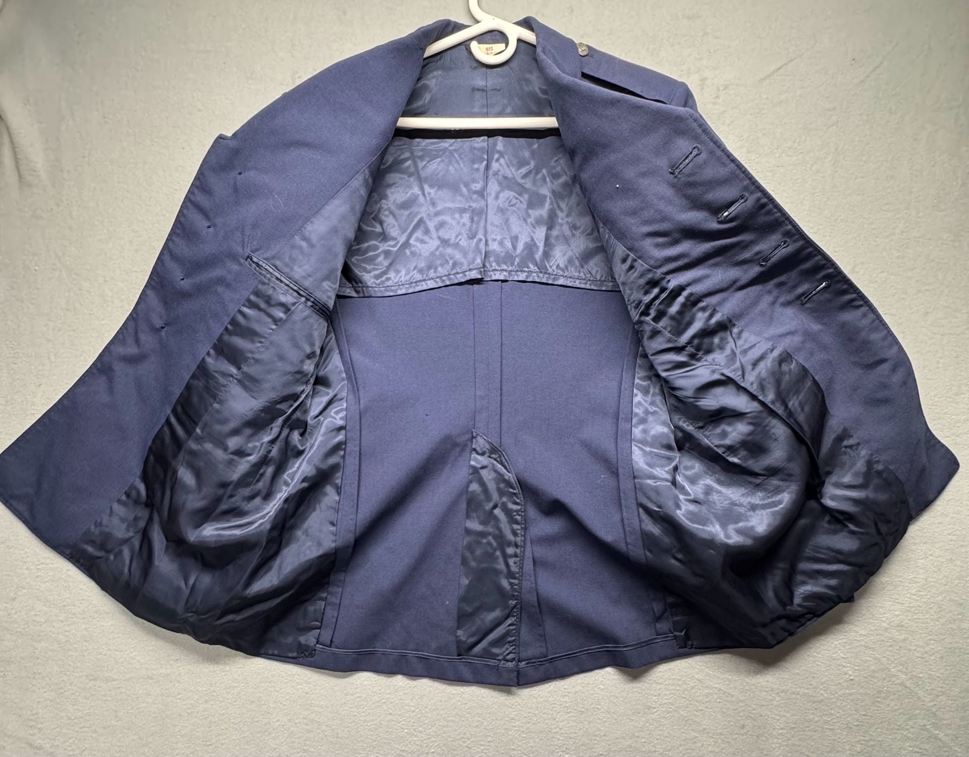 Vintage US Air Force Class A Dress Uniform Jacket and Shirt Set Size 40S 3