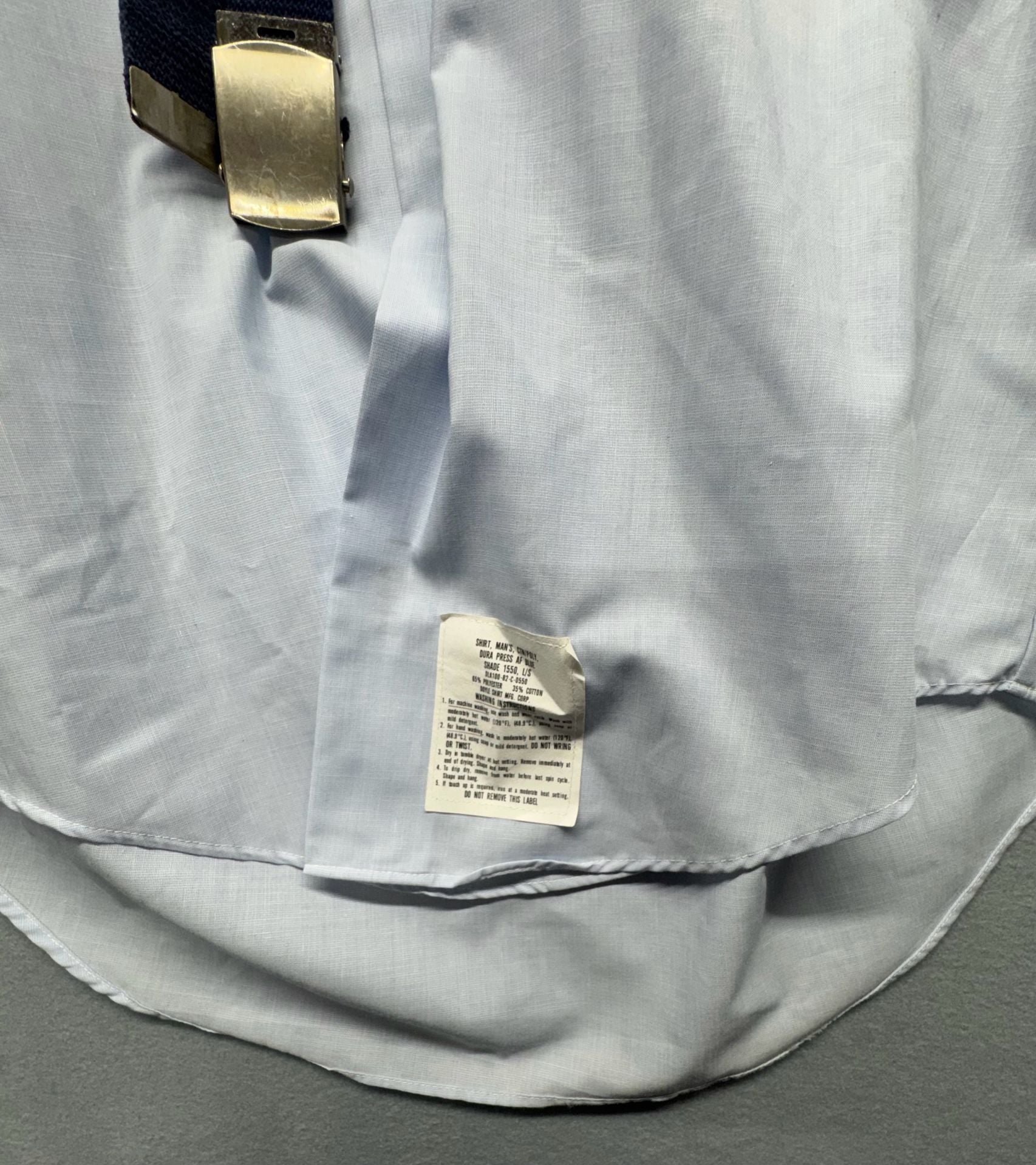 Vintage US Air Force Class A Dress Uniform Jacket and Shirt Set Size 40S 10