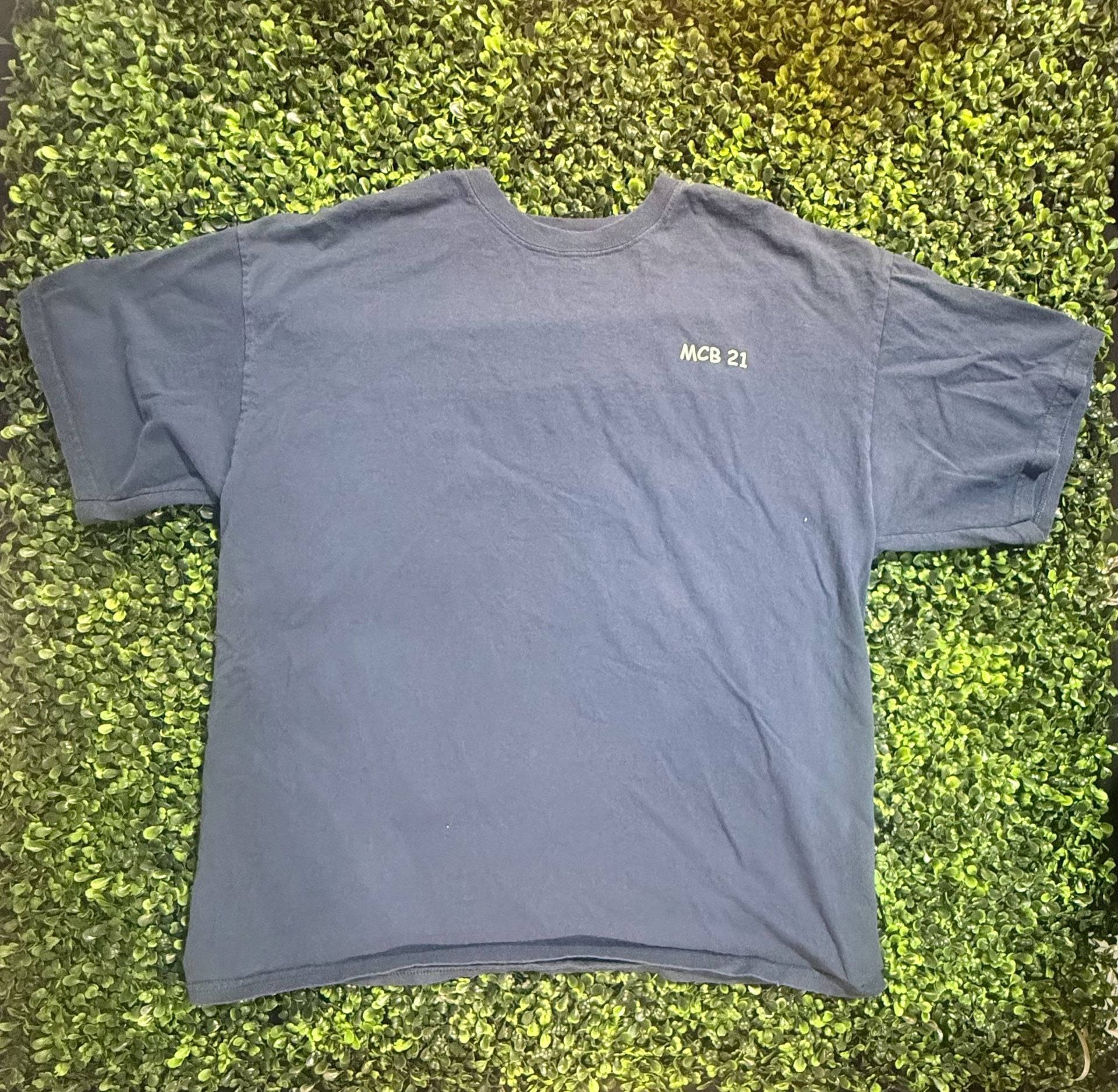 Vintage Gildan Ultra Cotton US Navy Seabees MCB 21 T-Shirt XL 3
