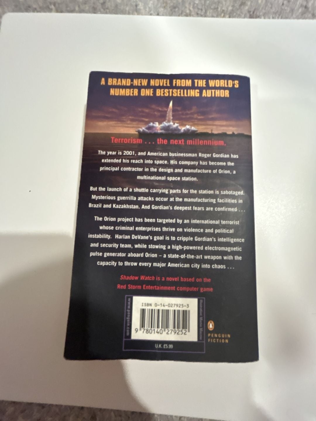 Tom Clancy's Powerplays: Shadow Watch Paperback Book 2