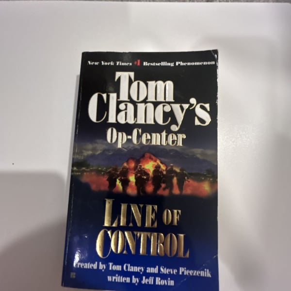 Tom Clancy's Op-Center: Line of Control Paperback Book